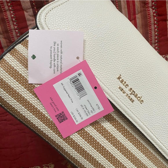 Kate Spade Hudson Striped Medium Convertible Shoulder Bag NWT - Picture 9 of 12